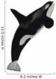 Killer Whale Illustration Wall Decal