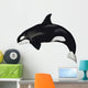 Killer Whale Illustration Side Wall Decal