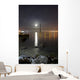 Harvest Moon Sets over Wall Decal