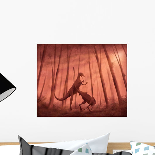 Two Bicentenaria Argentina Dinosaurs Wall Decal