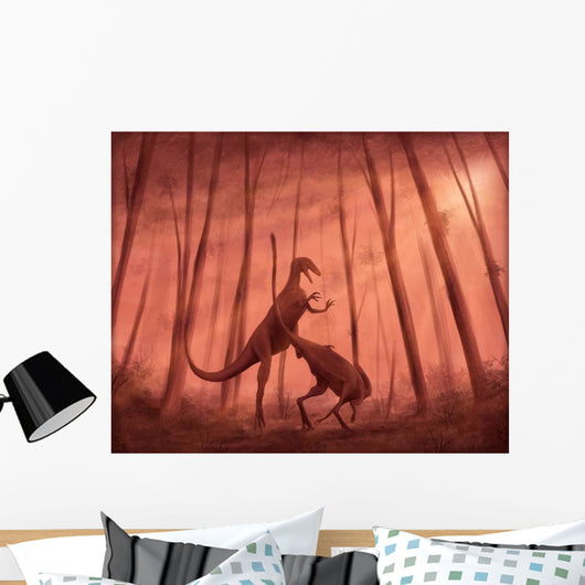 Two Bicentenaria Argentina Dinosaurs Wall Decal