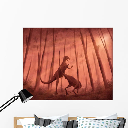 Two Bicentenaria Argentina Dinosaurs Wall Decal