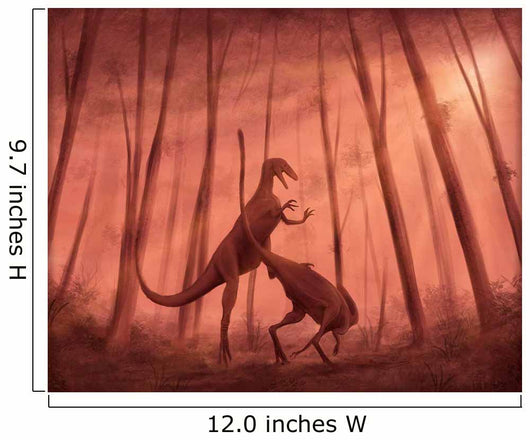 Two Bicentenaria Argentina Dinosaurs Wall Decal
