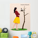 Size Archaeopteryx Perched Tree Wall Decal