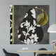 Black Decorative Filigree Pear Wall Mural
