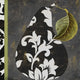 Black Decorative Filigree Pear Wall Mural