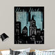 Retro Cities Wall Mural