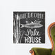 Lake House Sign Wall Mural