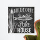 Lake House Sign Wall Mural