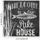 Lake House Sign Wall Mural