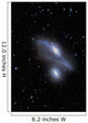 Eyes Galaxies Ngc 4435 Wall Decal