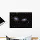 Gravitationally Distorted Galaxies Ngc Wall Decal