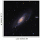 Spiral Galaxy Messier 106 Wall Decal