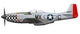 P-51d Mustang 78th Fighter Wall Decal