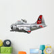 Cartoon Illustration Boeing B-17 Wall Decal Design 2