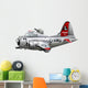Cartoon Illustration Boeing B-17 Wall Decal Design 2