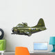 Cartoon Illustration Boeing B-17 Wall Decal Design 1