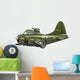 Cartoon Illustration Boeing B-17 Wall Decal Design 1