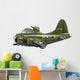 Cartoon Illustration Boeing B-17 Wall Decal Design 1