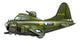 Cartoon Illustration Boeing B-17 Wall Decal Design 1