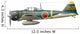 Illustration Mitsubishi A6m2 Zero Wall Decal Design 2