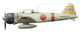 Illustration Mitsubishi A6m2 Zero Wall Decal Design 1
