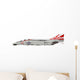 Illustration Us Navy F-4n Wall Decal