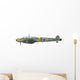 Illustration Messerschmitt Bf-110d German Wall Decal Design 1