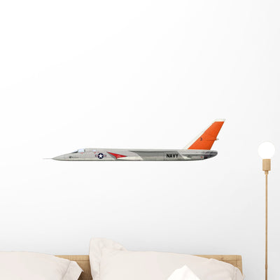 Illustration First Production A-5a Wall Decal shown on a wall
