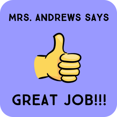 Custom Teacher Recognition Sticker | Great Job!