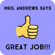 Custom Teacher Recognition Sticker | Great Job!