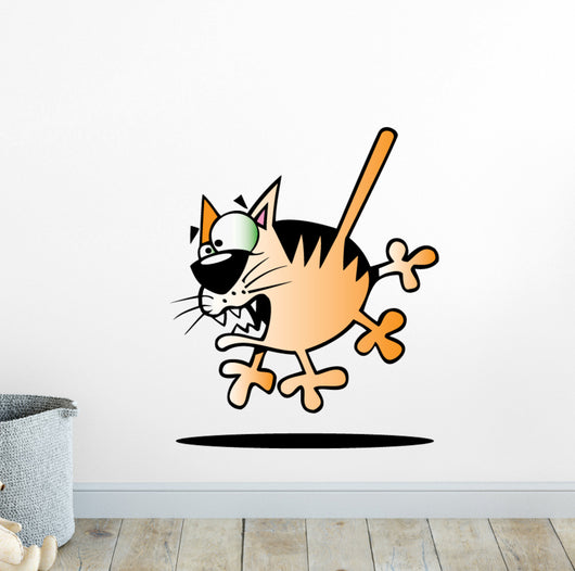 Cartoon Cat Wall Decal