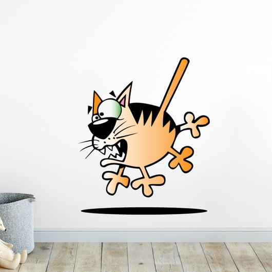 Cartoon Cat Wall Decal