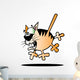 Cartoon Cat Wall Decal
