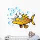 Cartoon Catfish Wall Decal