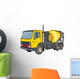 Yellow Cement Truck Wall Decal