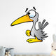 Cartoon Crow Wall Decal