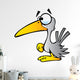 Cartoon Crow Wall Decal