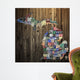Michigan Counties License Plate Wall Mural