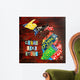 Michigan License Plate Map Large Wall Mural
