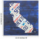 California License Plate Map Wall Mural