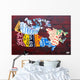 Canada License Plate Map Wall Mural