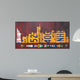 NYC License Plate Art Skyline 911 Version Wall Mural
