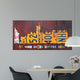 NYC License Plate Art Skyline 911 Version Wall Mural