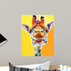 Grinning Giraffe Wall Mural