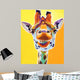 Grinning Giraffe Wall Mural