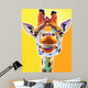 Grinning Giraffe Wall Mural
