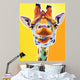 Grinning Giraffe Wall Mural