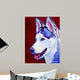 Siberian Husky Wall Mural
