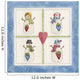 Four Snowmen With Heart Pockets Wall Mural